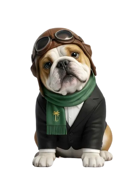 Luxe, the Palm Luxe Cleaners mascot