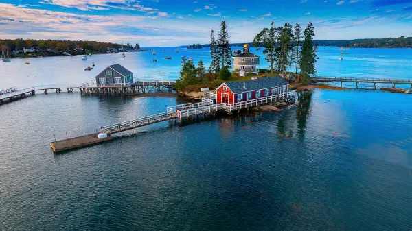 The Harbor's Red Heart – Image 1