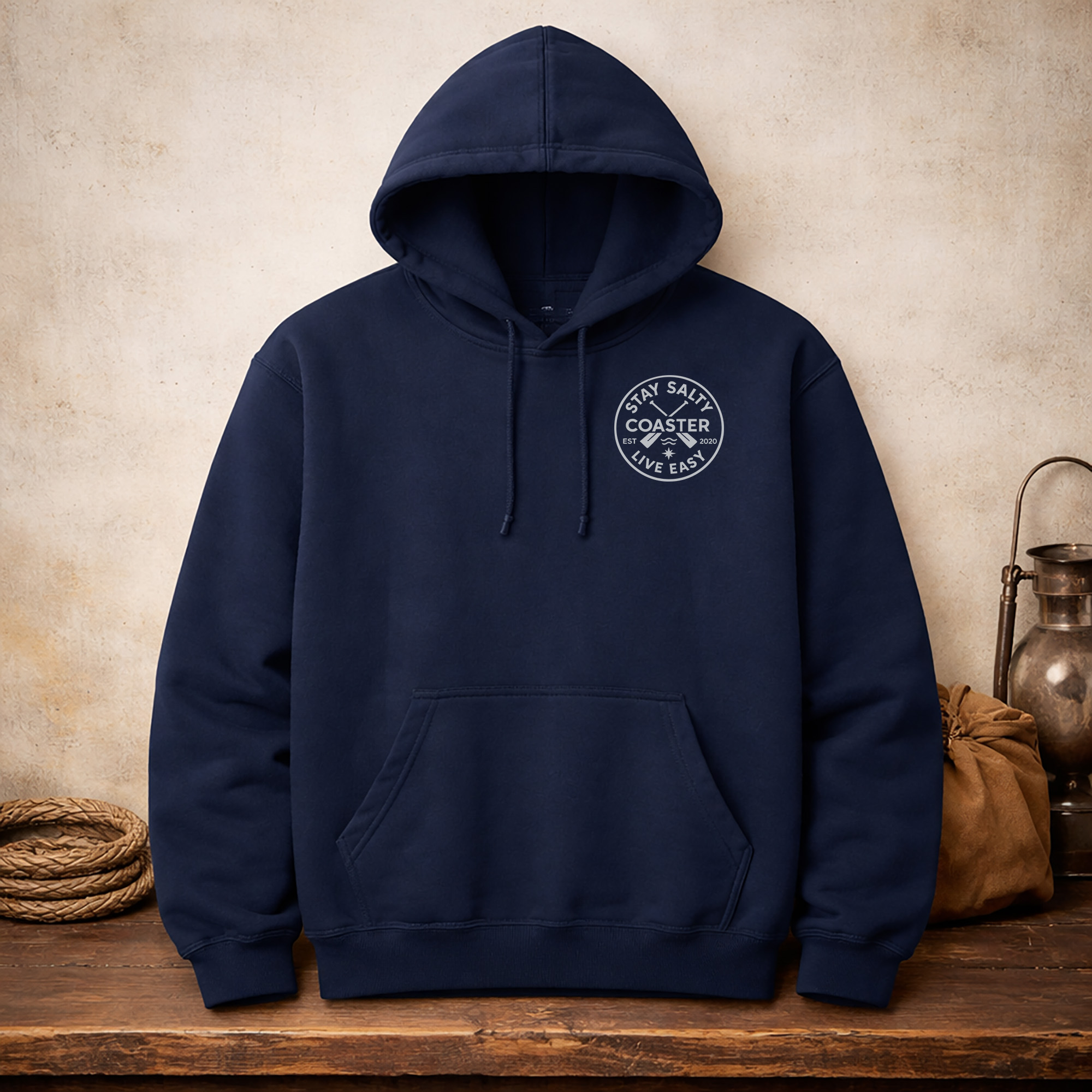Coaster Stay Salty Hoodies – Navy Blue, XS