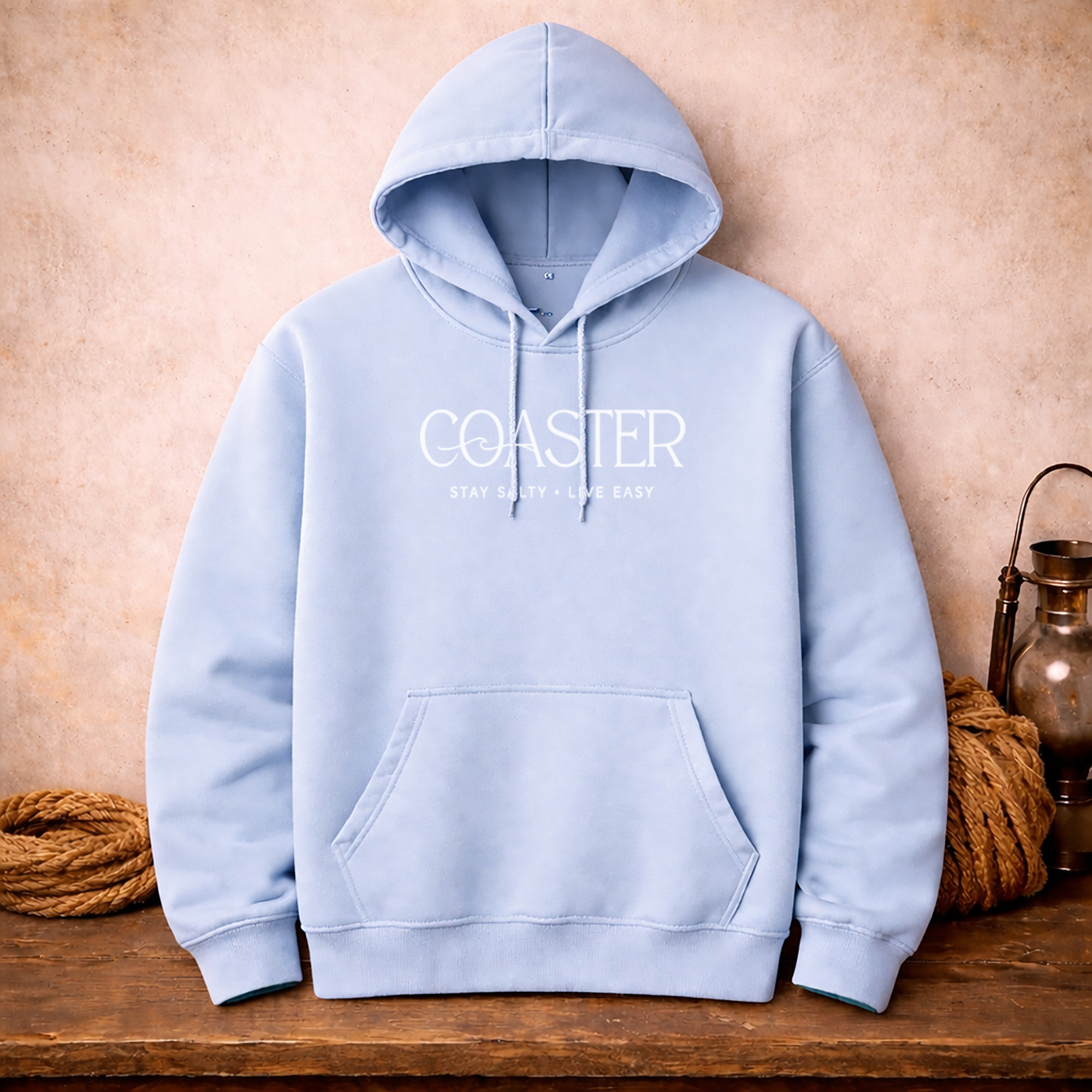Coaster Stay Salty Hoodies – Light Blue Coaster, XS