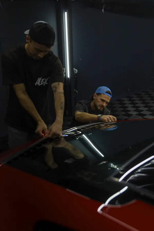 Vinyl wrap build