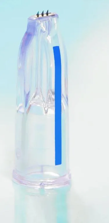 MicronJet 0.6mm silicone nano needle close-up