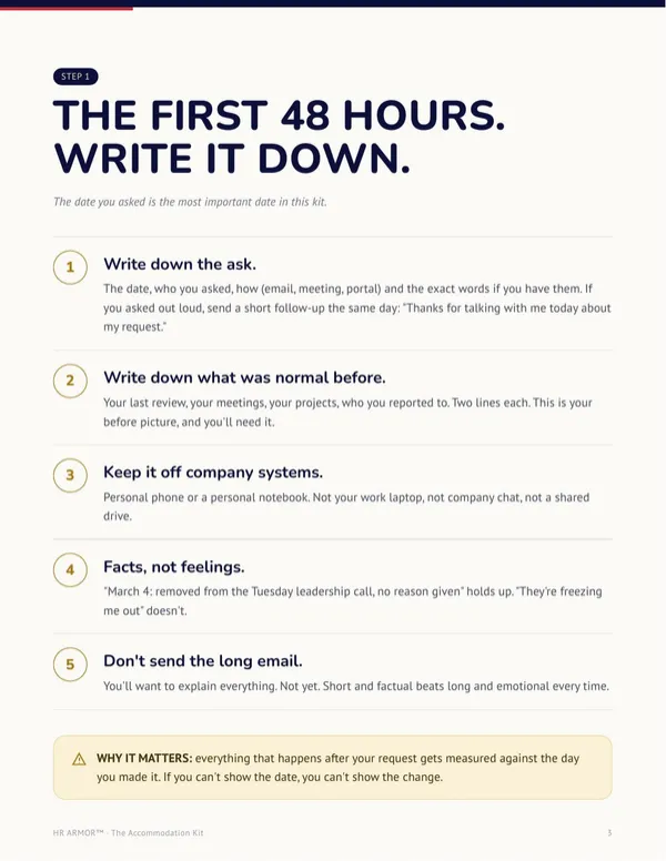 Page 3: The first 48 hours