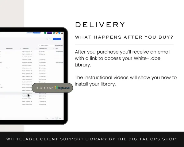 WhiteLabel Client Support Video Library – Image 3