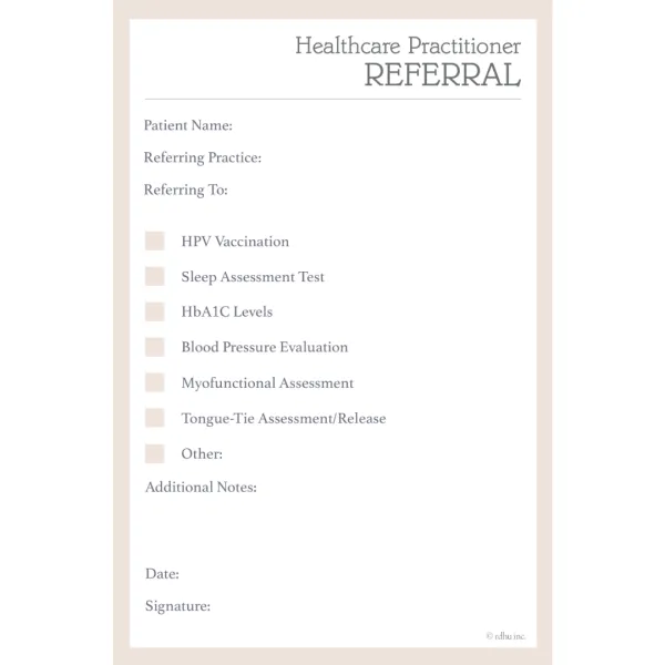 Healthcare Practitioner Referral Pad – Image 2