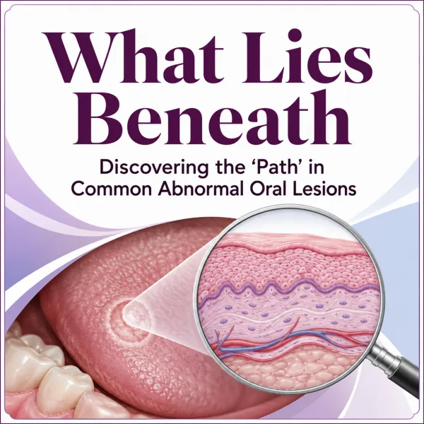 2026/11/23: What Lies Beneath: Discovering the 'Path' in Common Abnormal Oral Lesions – Image 1