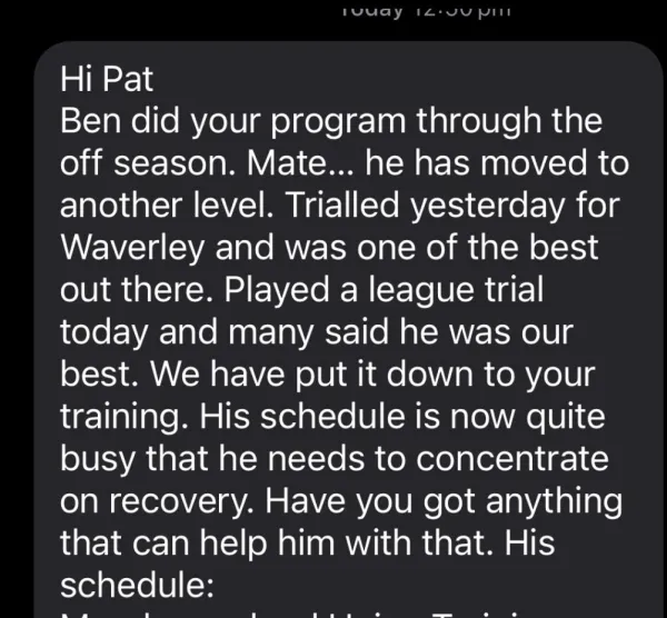 Player review
