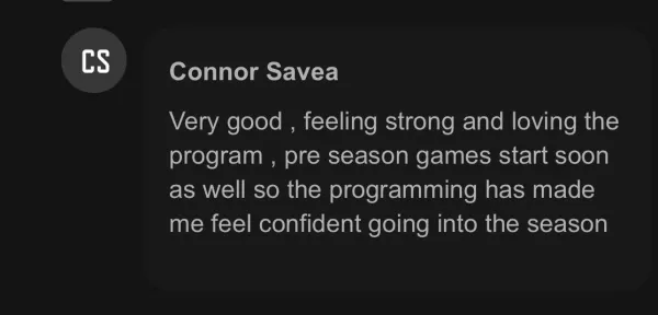 Player review