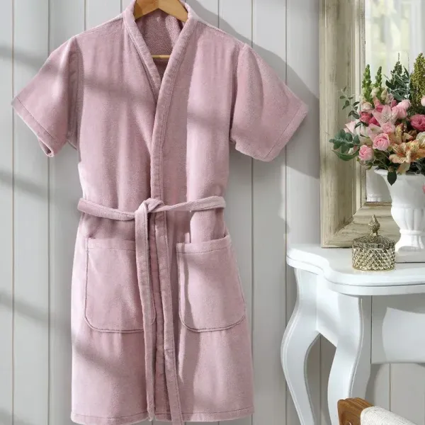 Bata de Baño Fiore Palo de Rosa – Image 1