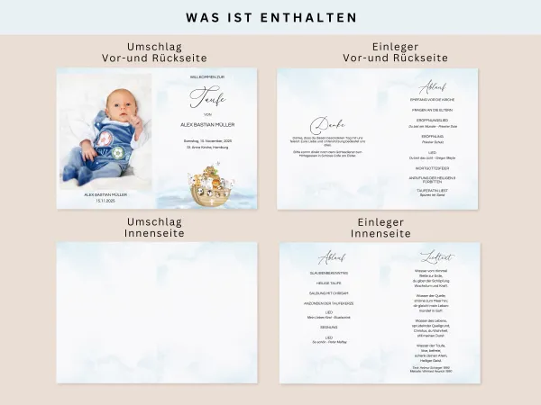 Kirchenheft Noah Arche zum Ausdrucken, Arche Noah Kirchenheft – Bild 4