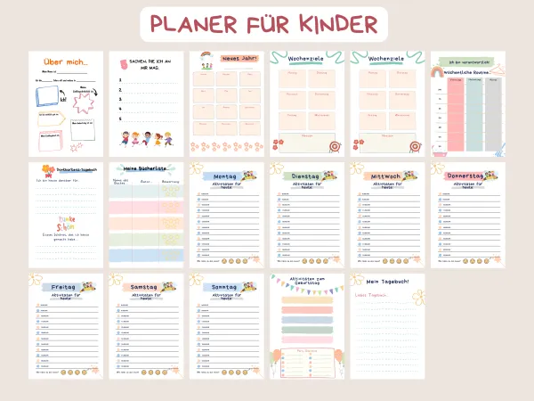 Planer für Kinder – Bild 1