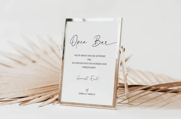Personalisierbare Hochzeit Schilder Set, Notfallkörbchen, Gästebuch, Geschenke und Karten, Hochzeitstorte HZ02 – Bild 5