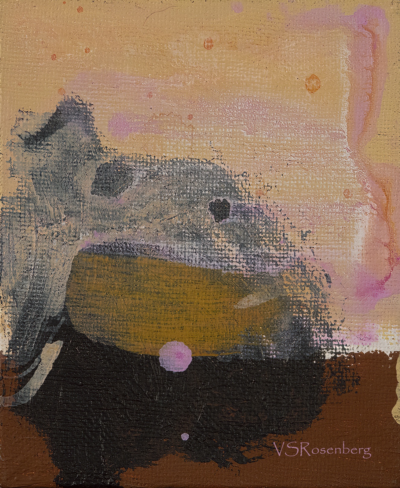 Large Man with Pink Moon – Image 3