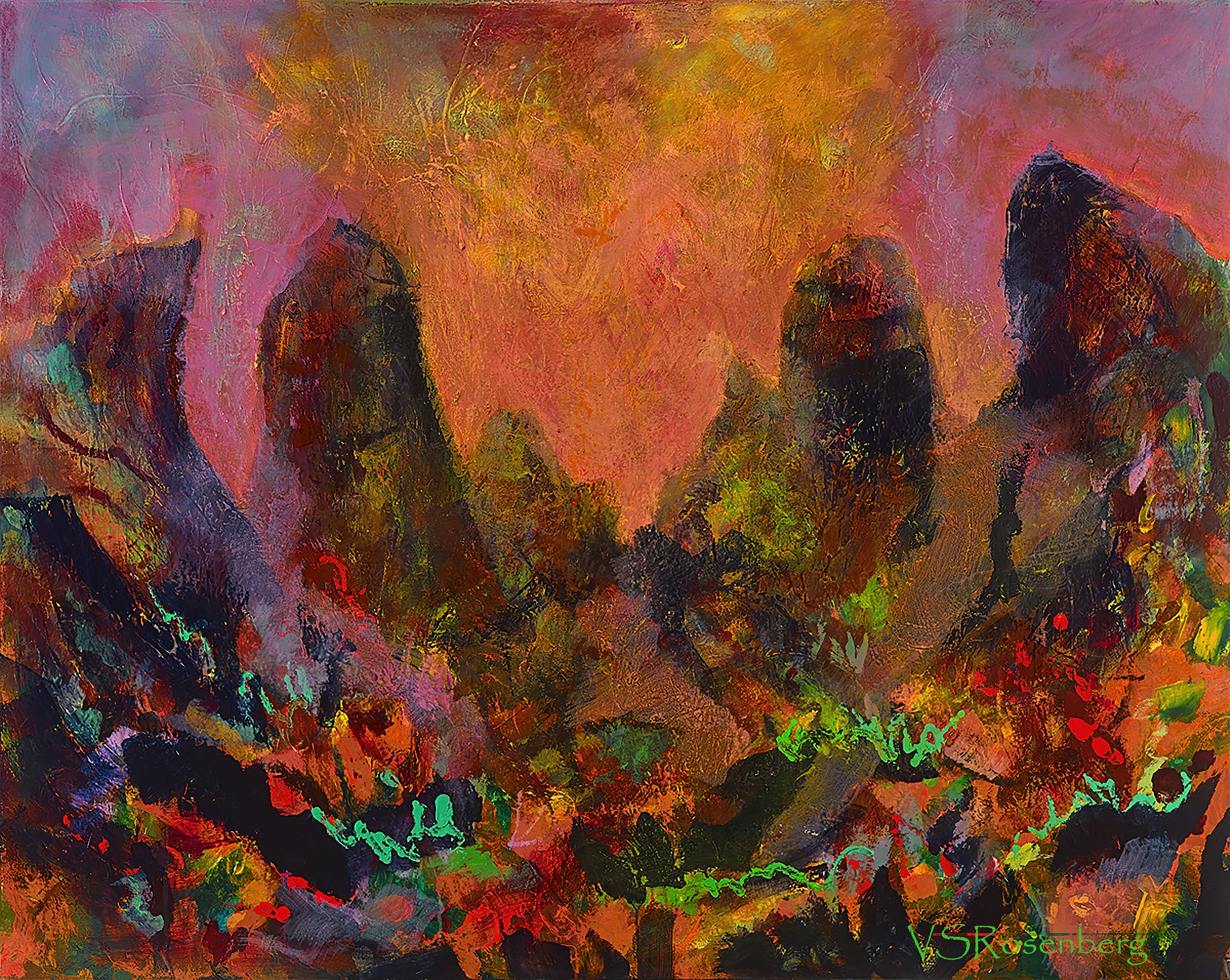 Monsoon Sunset Over the Tianzi Mountains – Image 2