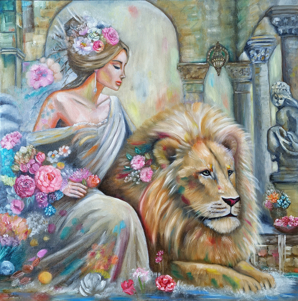 The Lady and her Lion – Image 2