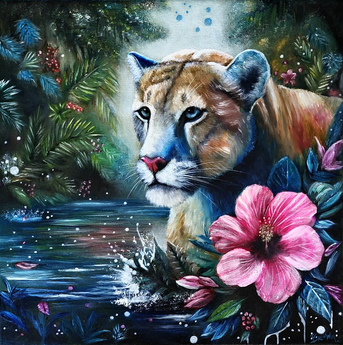 Exhibition History: Featured at Milan Art Gallery, Sarasota, FL (2025) Florida Panther Rising: Hope for a Wild Future – Image 2