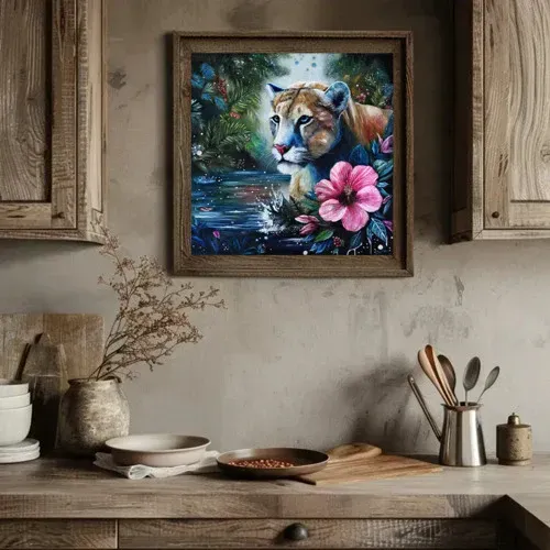 Exhibition History: Featured at Milan Art Gallery, Sarasota, FL (2025) Florida Panther Rising: Hope for a Wild Future – Image 1