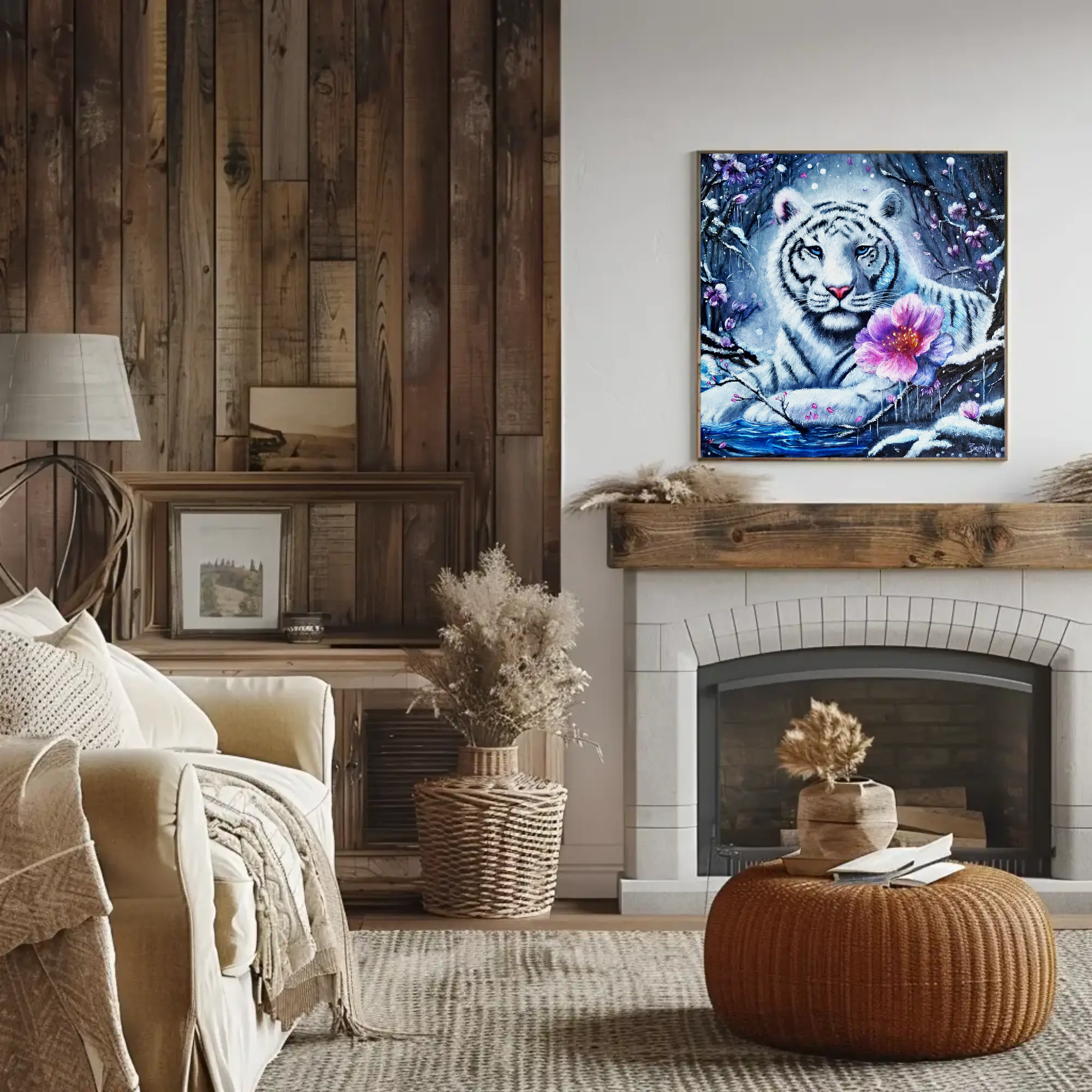 Bloom in Winter Canvas Print – Image 3