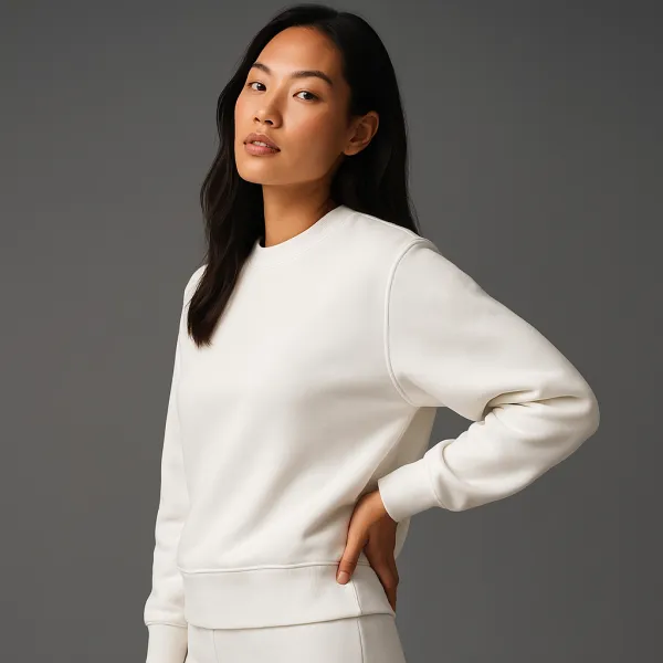 The Signature Crewneck - white – Image 1