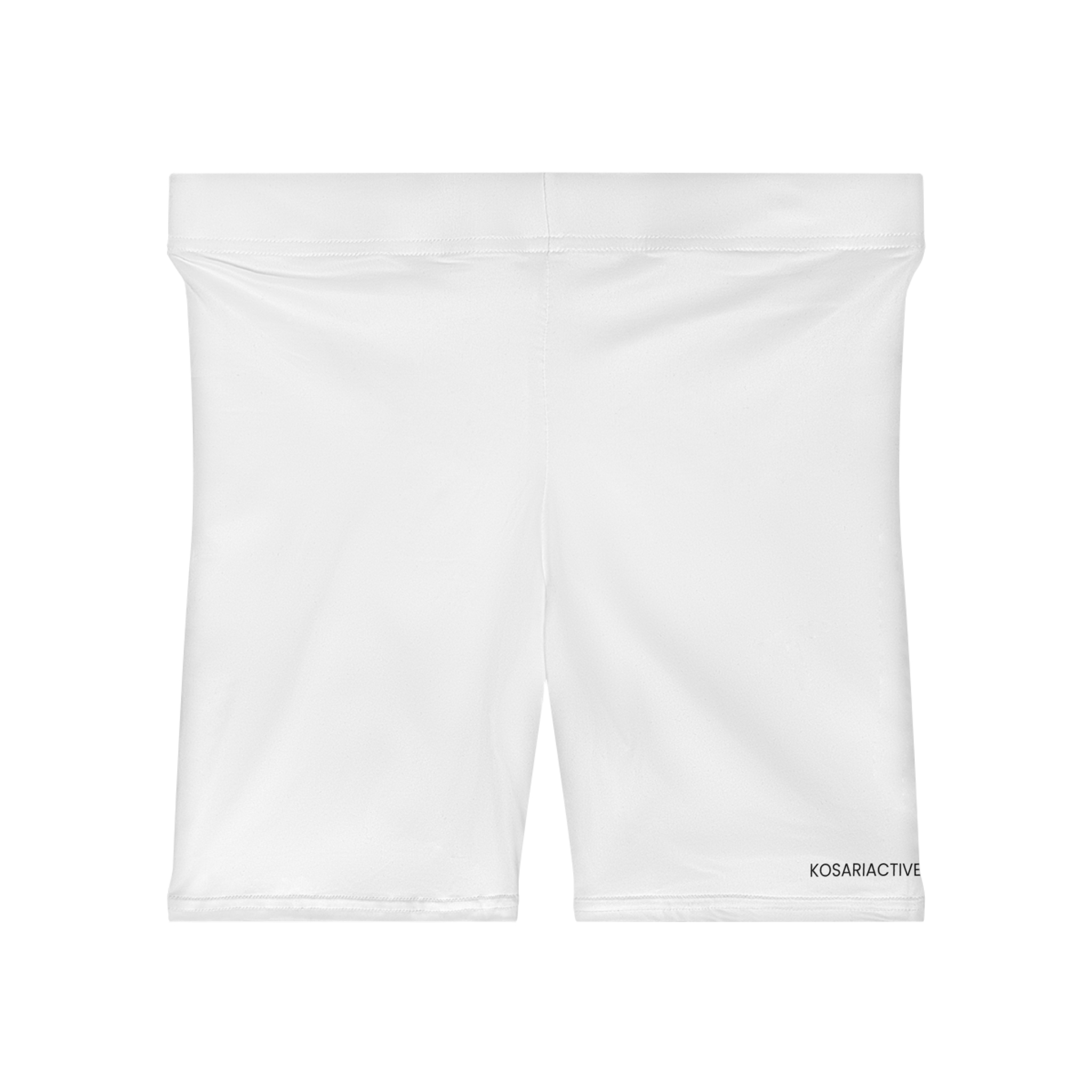 The Essential Biker Shorts - white – Image 4