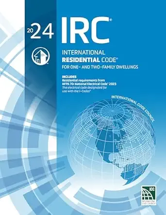 2024 IRC (International Residential Code) cover