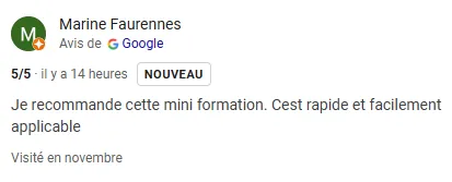 Message de Marine, 38 ans