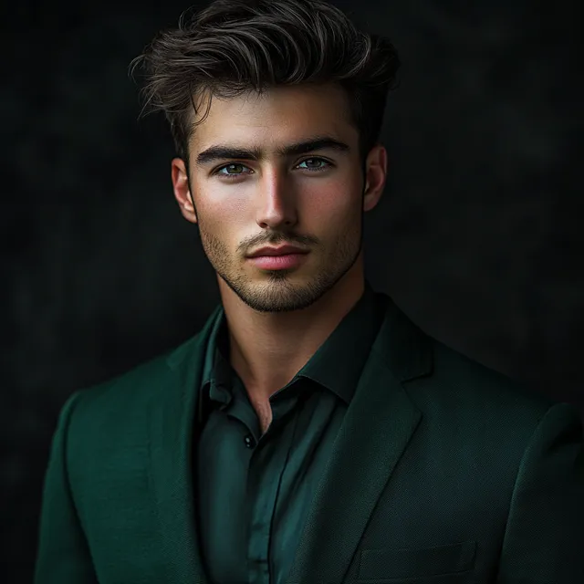 AI-generated portrait representing Mark Maven, the Lotus AI design assistant