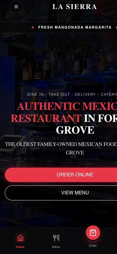 La Sierra Forest Grove mobile website