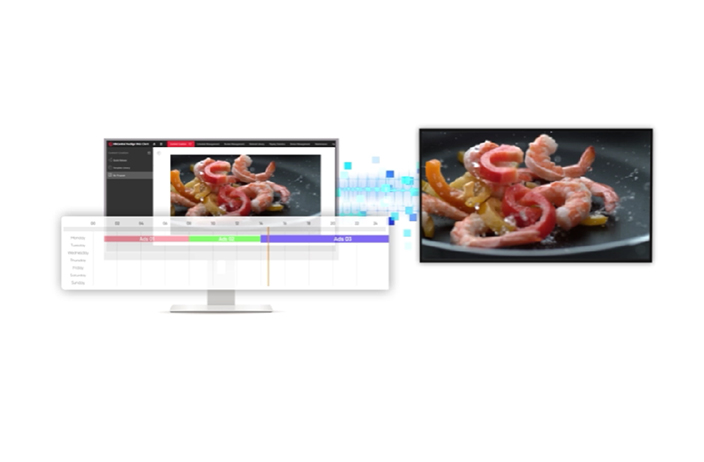 Remote content release and smart scheduling for digital signage