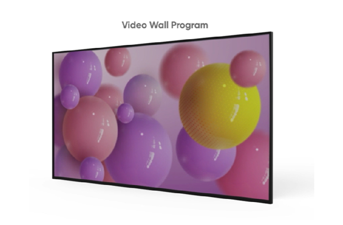 Flexible split-screen content display options for digital signage