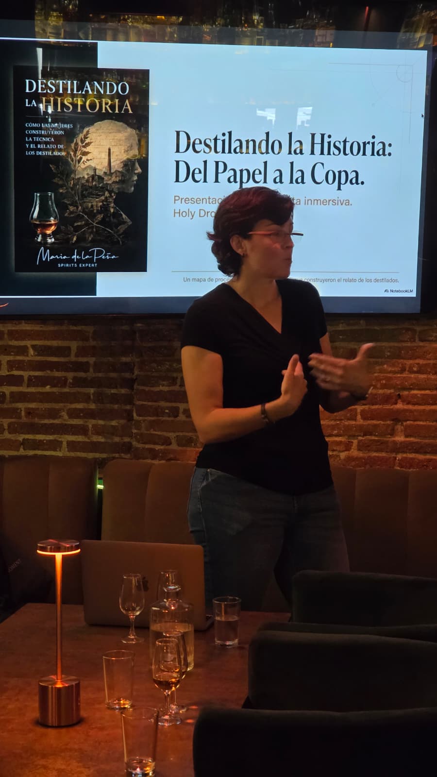 María de la Peña con su segundo libro