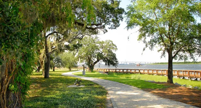 Tai Chi practice at Riverfront Park