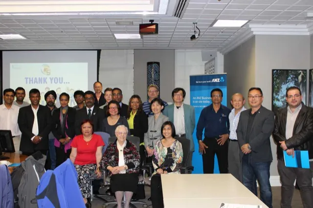 Participants at a business development seminar