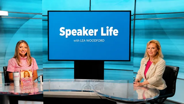 Lea Woodford interviewing Michelle Cunningham on Speaker Life