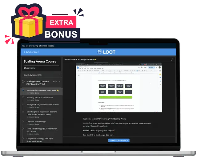 ZERO to $100K/Mo Course