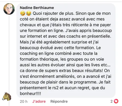 Témoignage d'élève