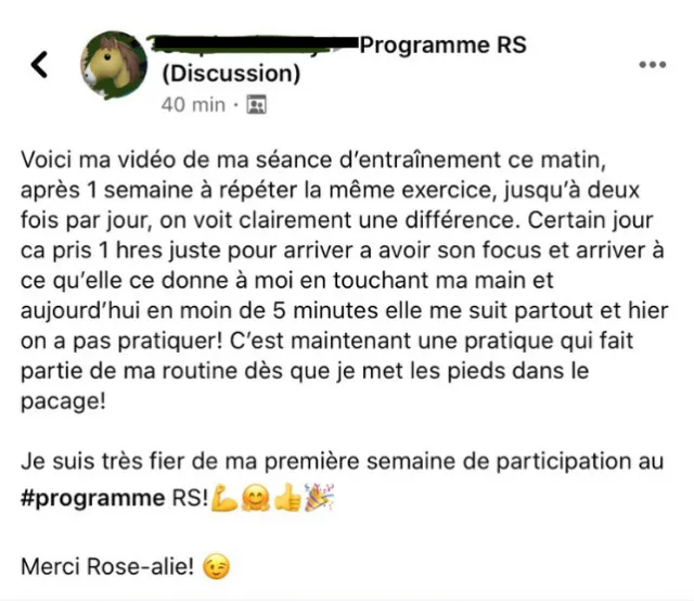 Témoignage d'élève