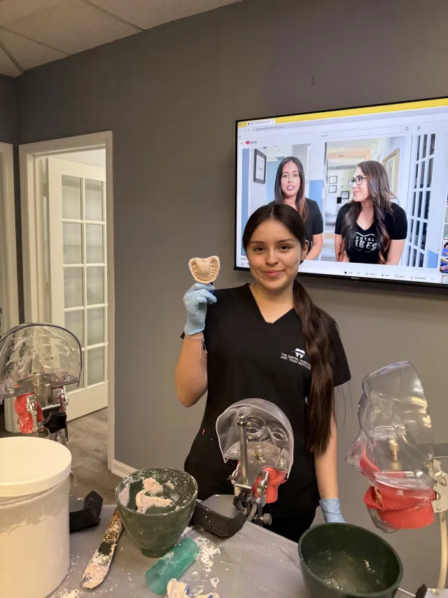 Dental assistant chairside training