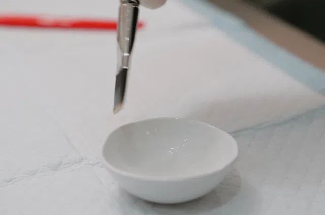 Preparing a Korean Glass Skin facial treatment