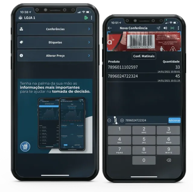 Gestão Fácil Estoque no celular