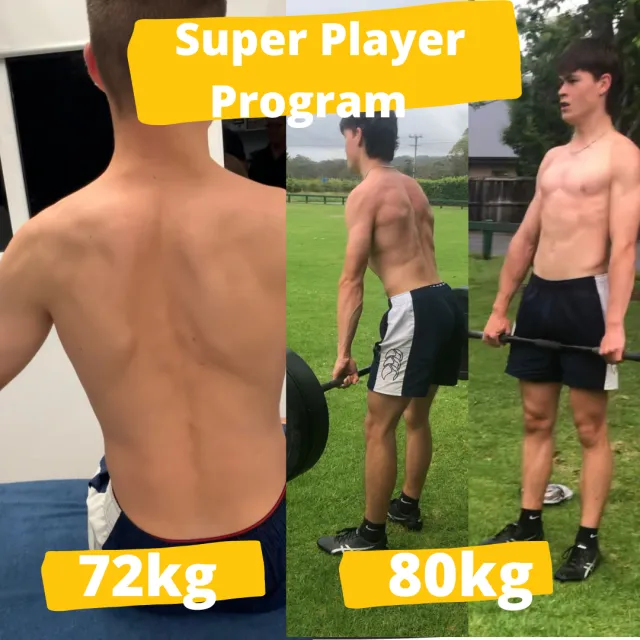 Put on 8kg while building speed