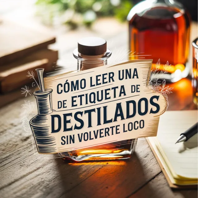 etiqueta destilados