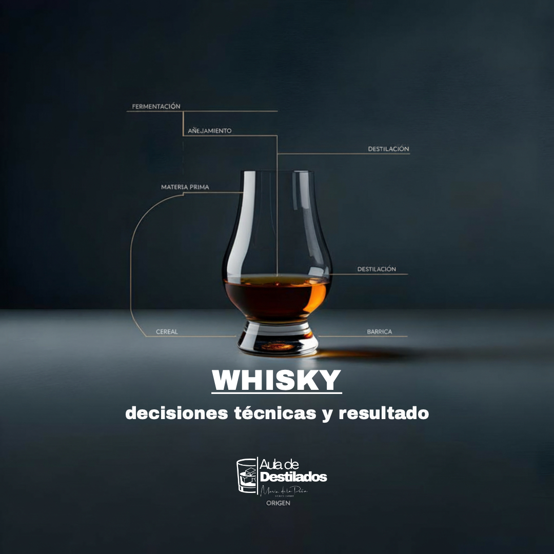 Whisky: decisiones técnicas y resultado (Cómo el proceso explica lo que pruebas)