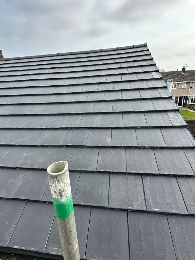 Professional exterior cleaning results showing before and after transformations for project 2