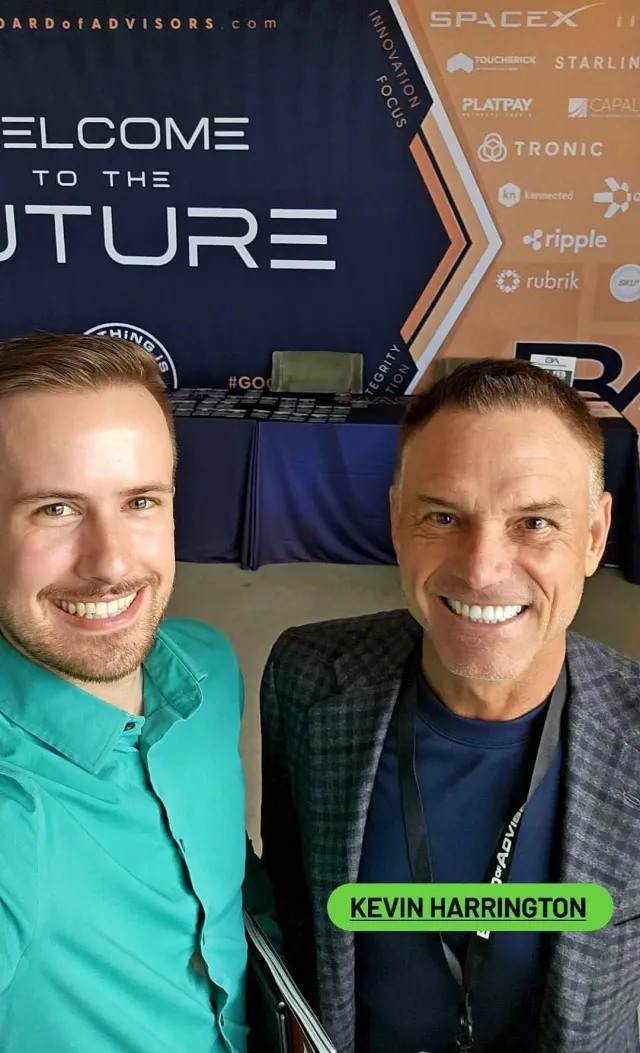 Nick Filipoff with Kevin Harrington
