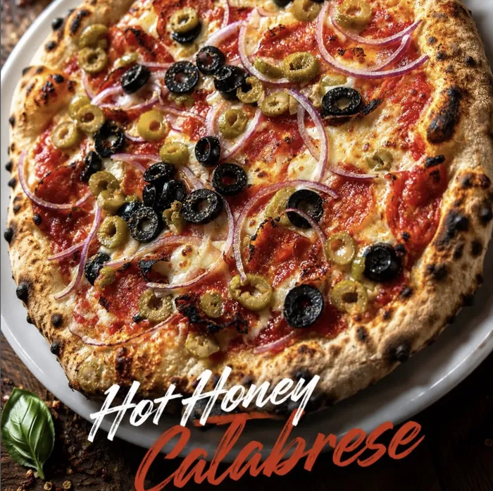 Hot Honey Calabrese pizza from The Lock
