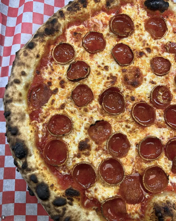 Cup N Char Pepperoni pizza from The Lock