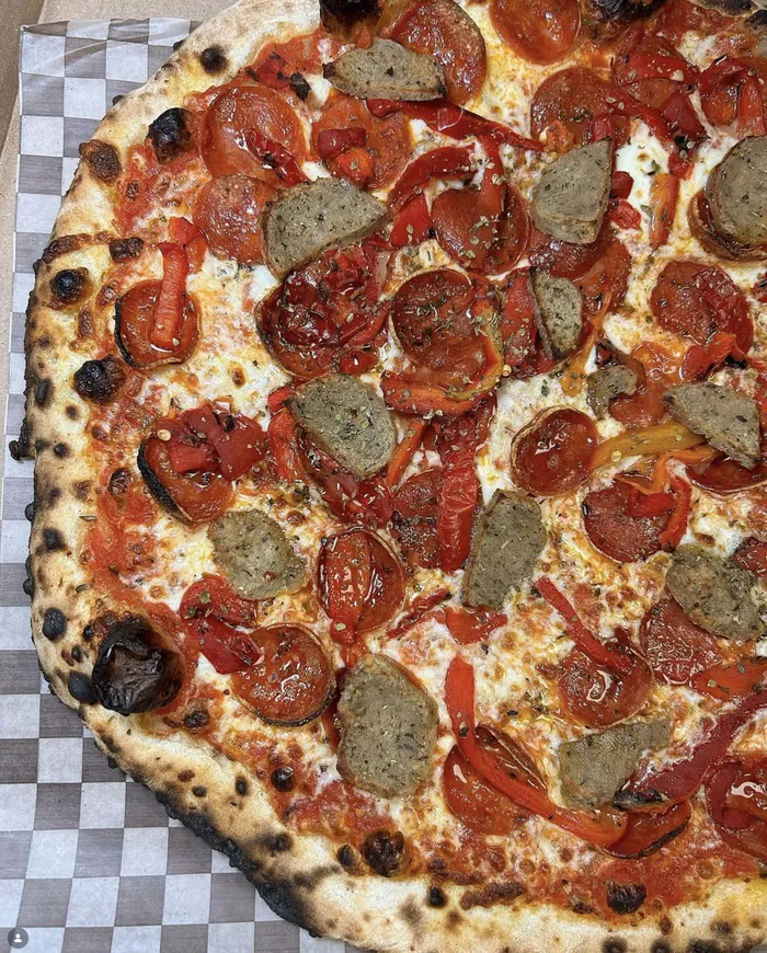 New York Thin pizza from The Lock