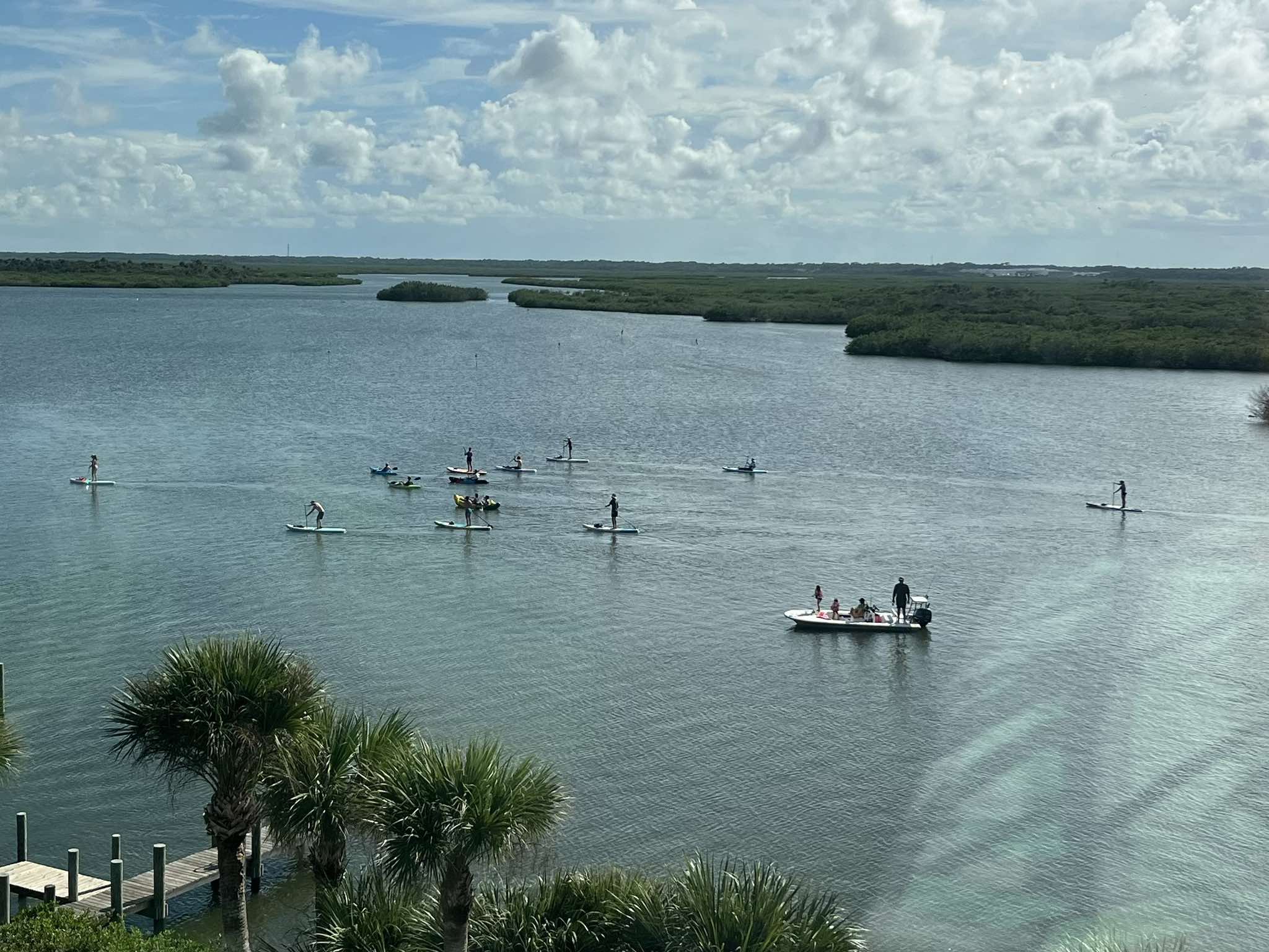 Fit Life NSB paddle group on the water