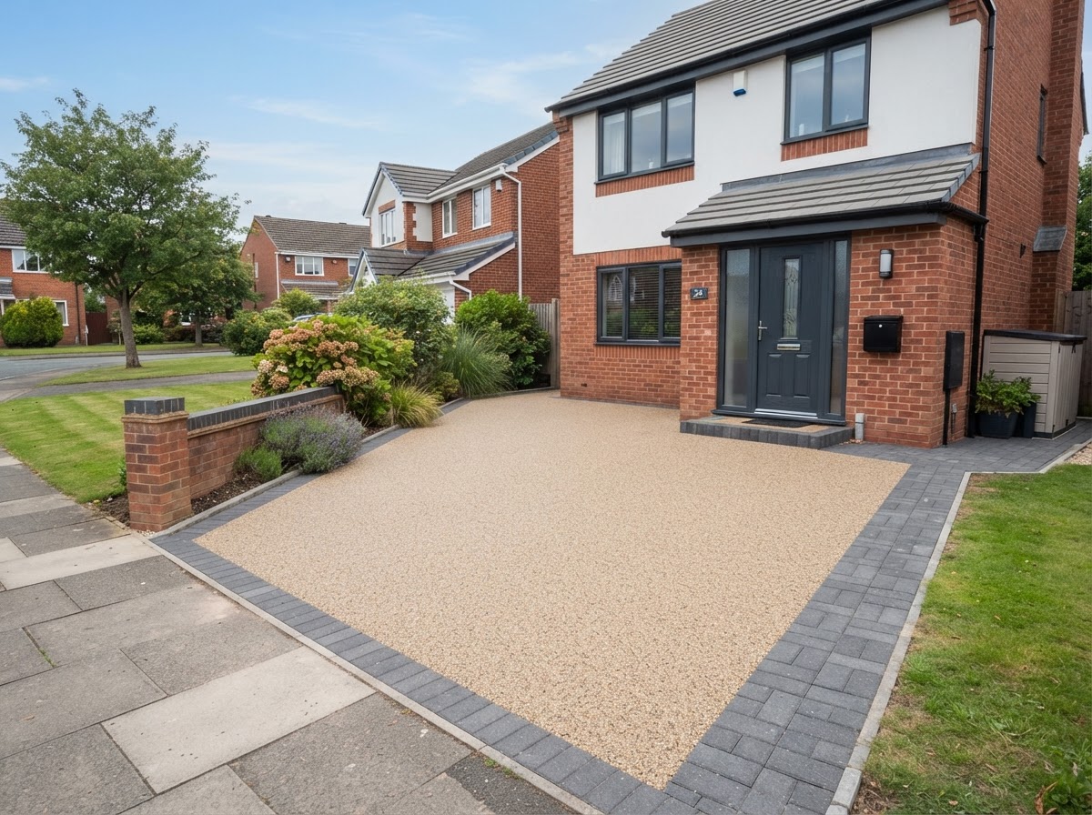Resin bound driveway